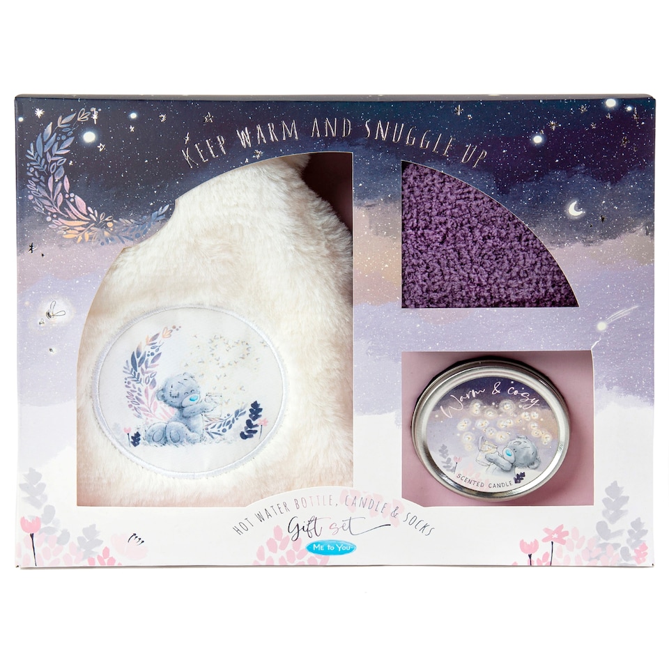 image 1 of Me To You Hot Water Bottle Candle Gift Set