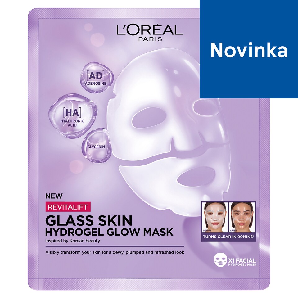L'Oréal Paris Revitalift Glass Skin Hydrogel Brightening Mask 25 g