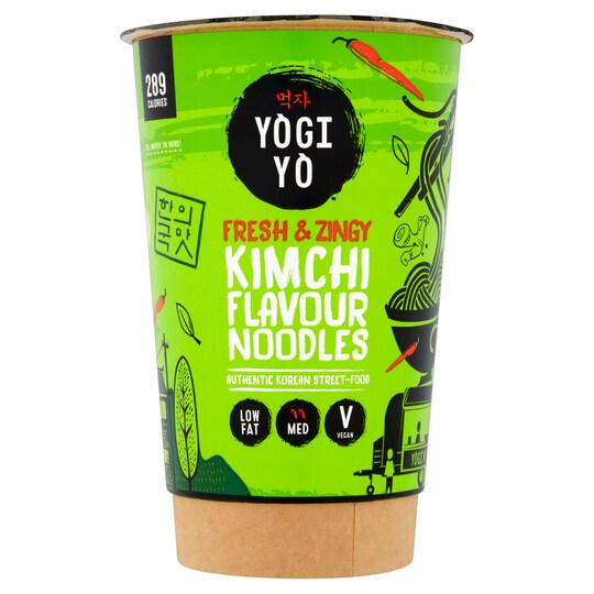 Yogiyo Kimchi Flavour Noodle Pot 73G Tesco Groceries