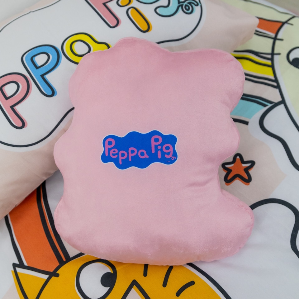 image 1 of Peppa Pig Shaped Cushion
