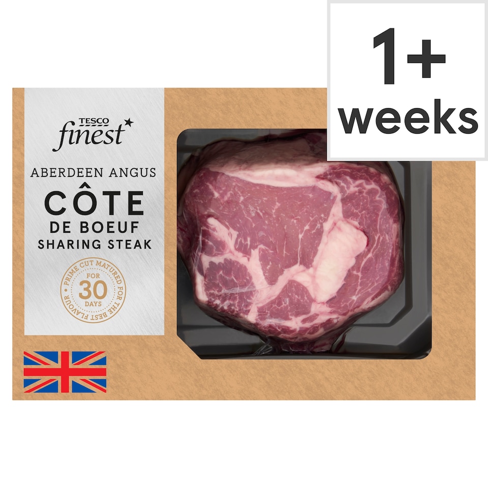 image 1 of Tesco Finest 30 Day Matured AA Cote Du Boeuf Sharing Steak