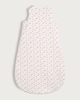 image 2 of F&F Baby Pure Cotton Apple Print 2.5 Tog Sleeping Bag in White