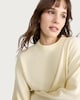 image 2 of F&F Seam Detail Long Sleeved Oversized Fit Jumper in Yellow