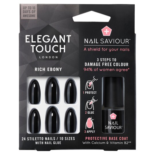 Elegant Touch Nail Saviour Rich Ebony Tesco Groceries