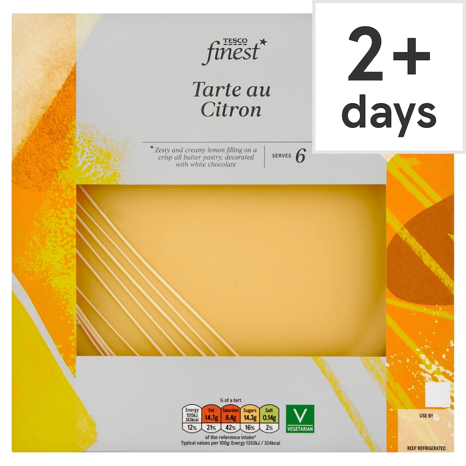 Tesco Finest Tarte Au Citron 450G
