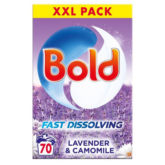 Bold Washing Powder Lavender And Camomile 70 Washes 4550G Tesco Groceries