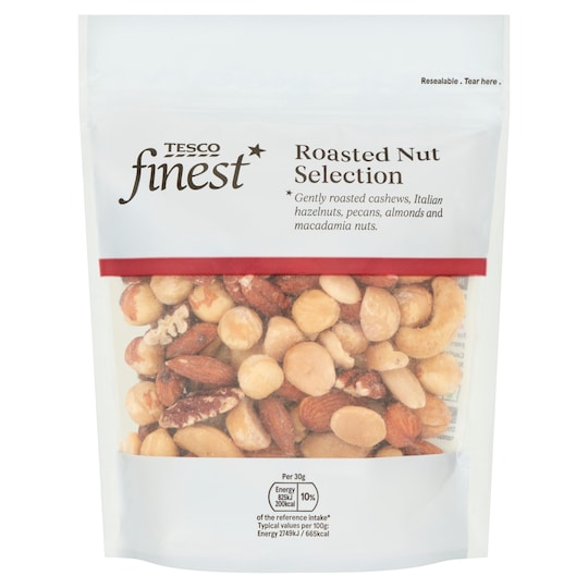 Tesco Finest Roasted Nut Selection 190G Tesco Groceries