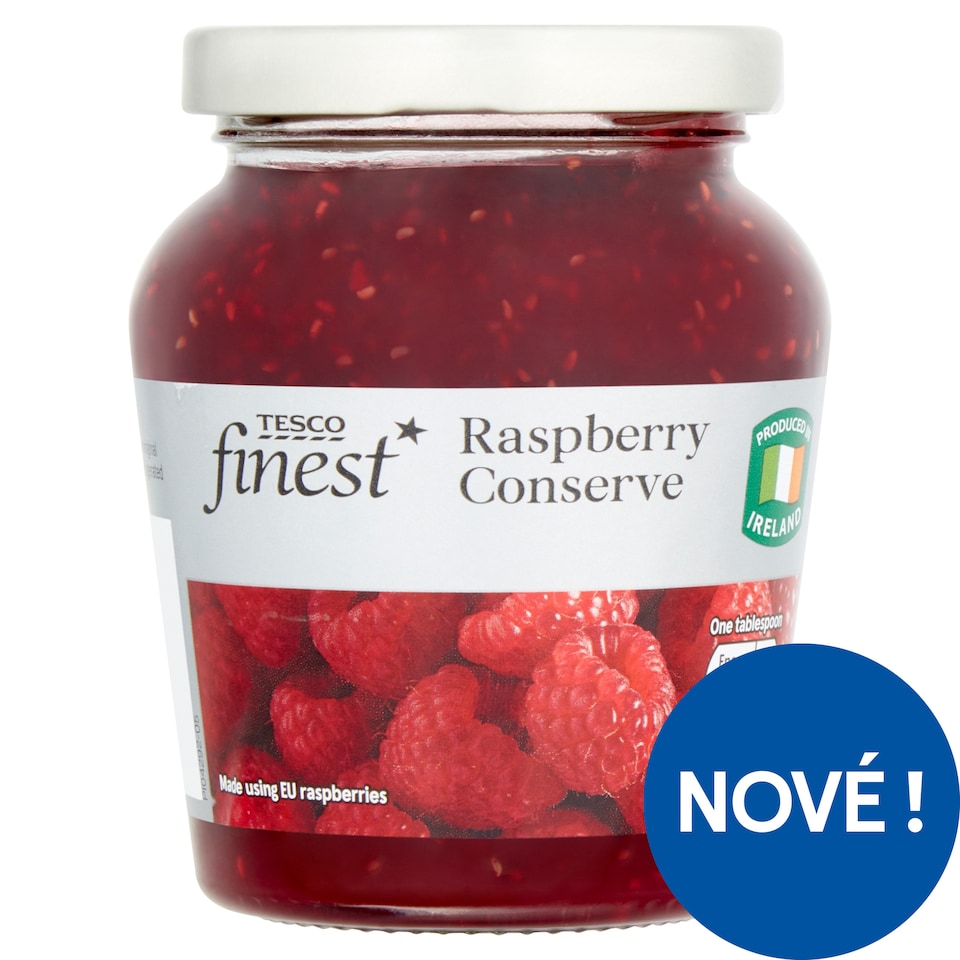 Tesco Finest Malinový extra džem 320g