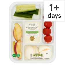 Tesco Protein Grazing Pack with Garlic & Herb Yogurt Dip 364g