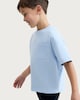image 2 of F&F Boys Pure Cotton Pocket Front Short Sleeved T-Shirt in Blue