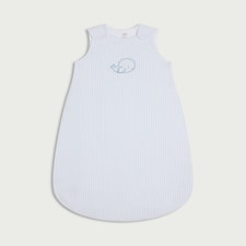F&F Baby Pure Cotton Striped 1.5 Tog Sleeping Bag in Grey