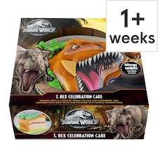 Jurassic World Dinosaur Celebration Cake Vanilla and Raspberry