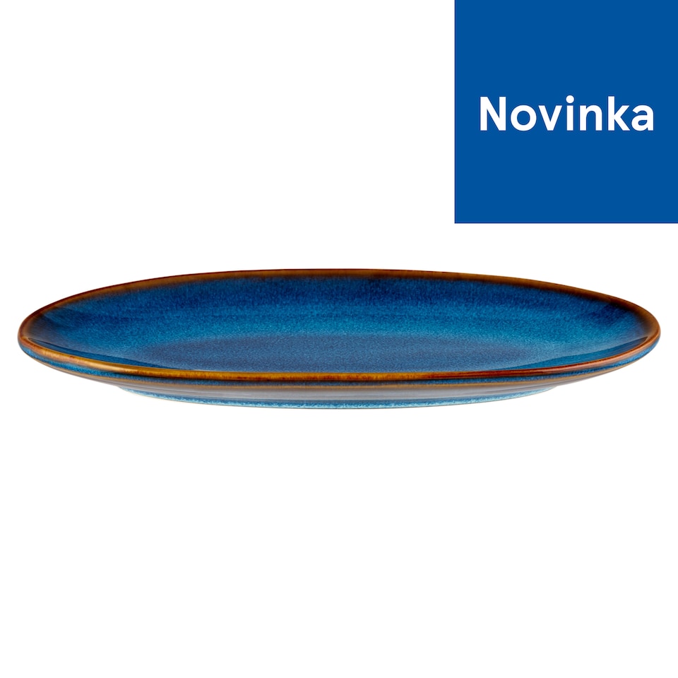 image 1 of F&F Home Azzurra Small Serve Platter