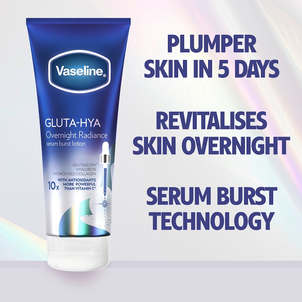 image 1 of Vaseline Gluta-Hya Overnight Radiance Body Lotion Moisturiser 200ml