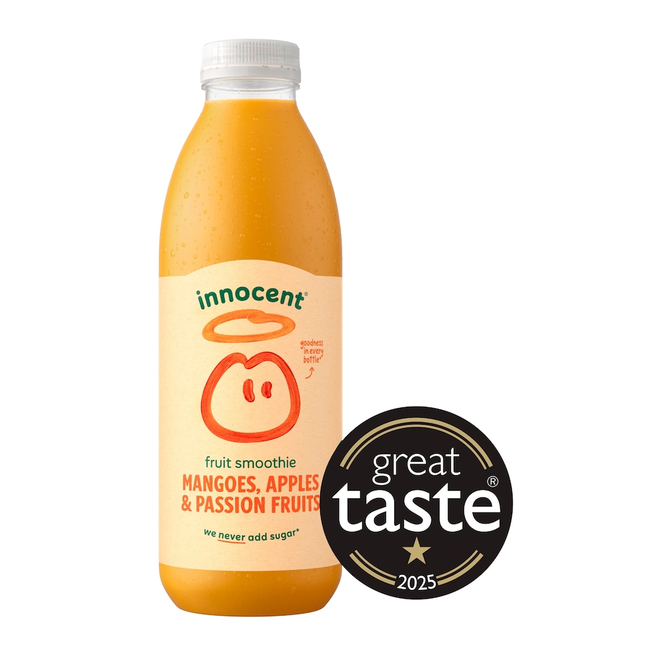 image 1 of Innocent Smoothie - Mangoes Passion Fruits & Apples 750ml