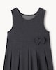 image 3 of F&F School Girls Cotton Rich Pinafore Dress in Grey