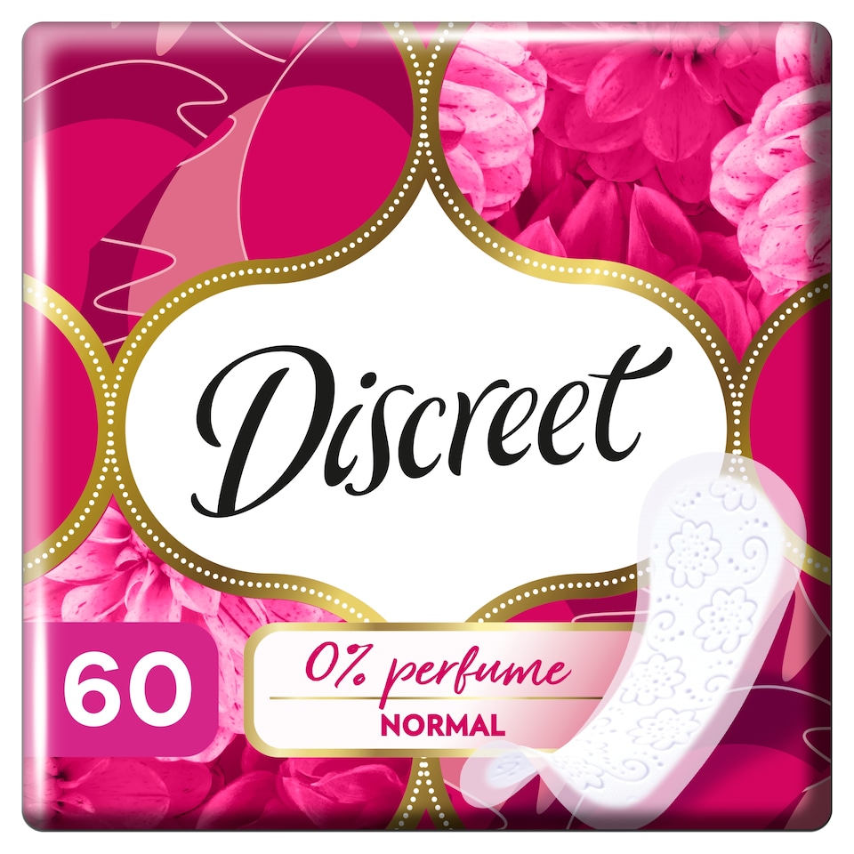 Discreet Légáteresztő illatmentes Tisztasági Betétek x60 1. kép