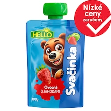 Hello Ovocná svačinka s jahodami 100g
