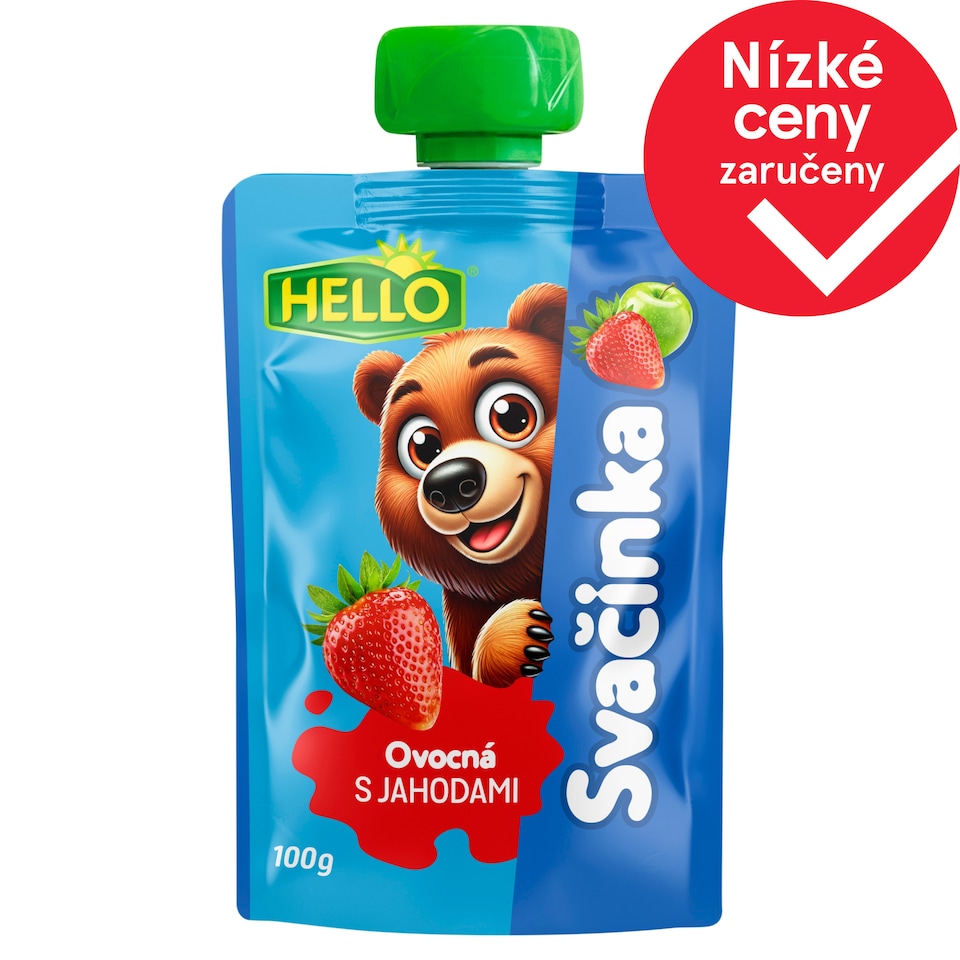 Hello Ovocná svačinka s jahodami 100g