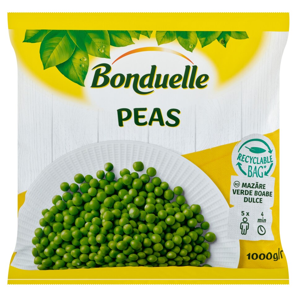 Bonduelle gyorsfagyasztott zöldborsó 1000 g  1. kép