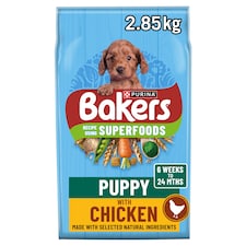Bakers Puppy Dog Food Chicken And Vegetable 2.85Kg