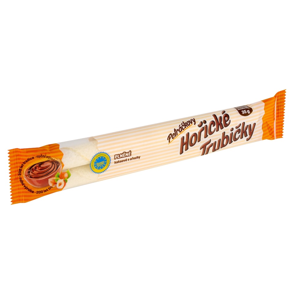 image 1 of Petráčkovy Hořické Trubičky Filled with Cocoa and Nuts 35g