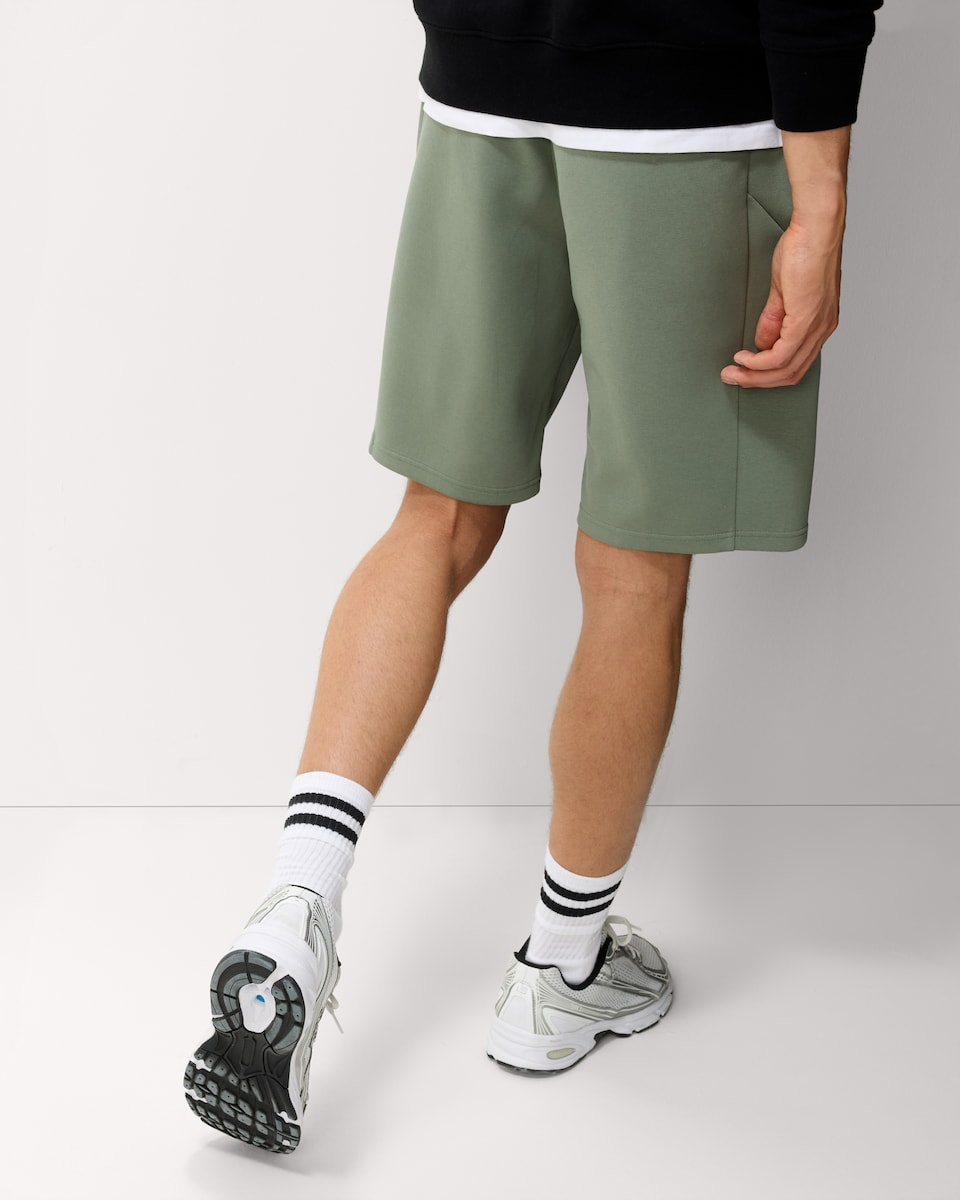 image 1 of F&F Active TECHSPORT Zip Pocket Shorts in Khaki