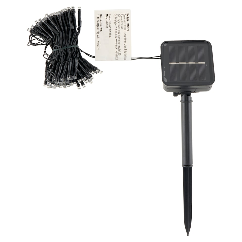 Obrázek 1 pro produkt Snow Meister SM2520 100 LED řetěz solární jasná bílá