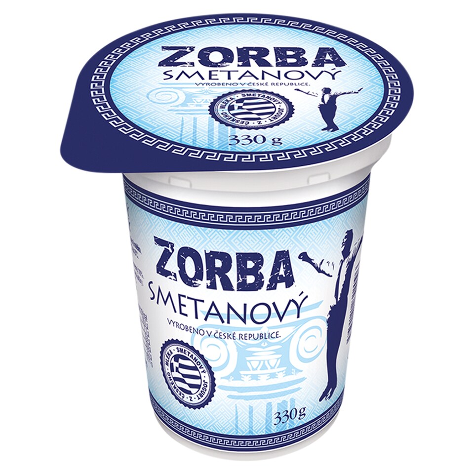 Zorba Smetanový jogurt bílý 330g