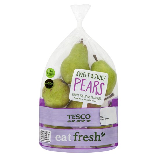 Tesco Pears Min 5 Pack Tesco Groceries