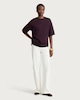 image 2 of F&F High Rise Flared Jeans in Ecru