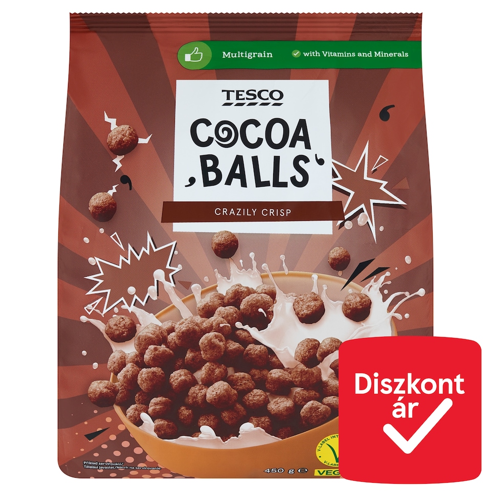 Tesco Cocoa Balls Crazily Crisp 450 g