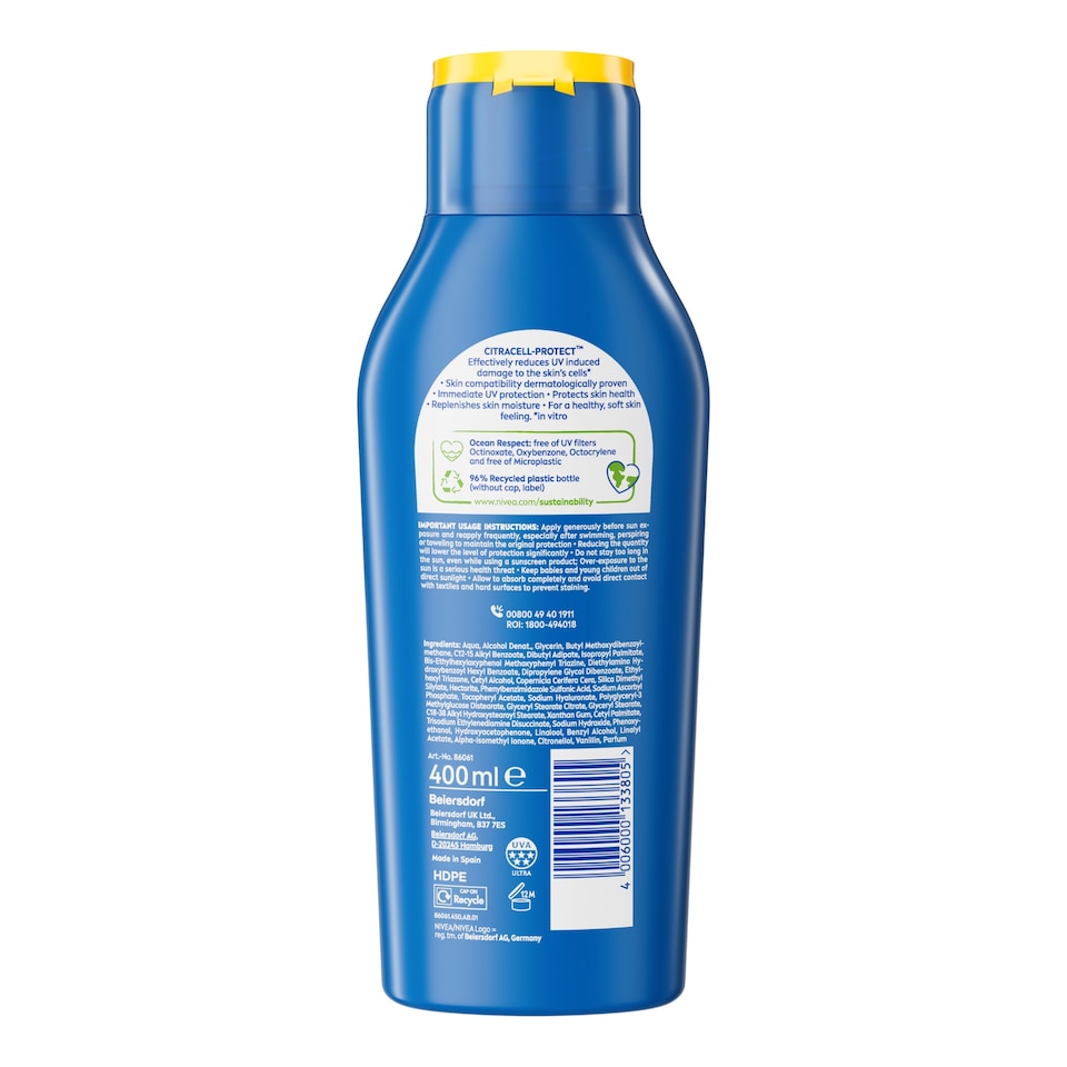 image 1 of NIVEA SUN Protect & Moisture Sun Cream Lotion SPF50+ 400ml