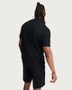 image 3 of F&F Cotton Rich Textured Short Sleeved Shirt in Black