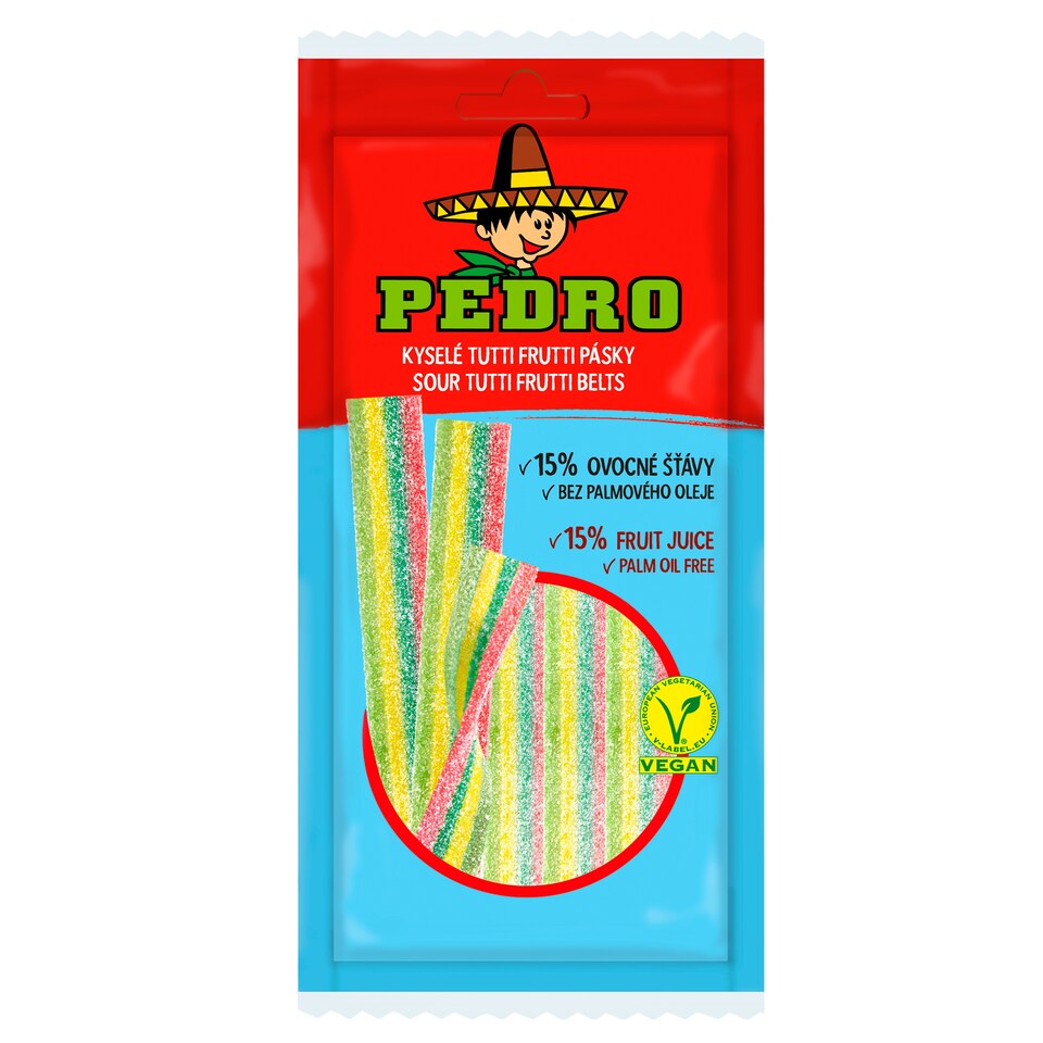 Pedro Kyselé tutti frutti pásky 80g