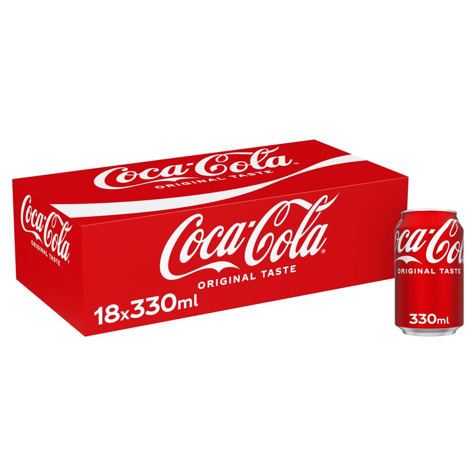 image 1 of Coca Cola Regular 18 X 330Ml