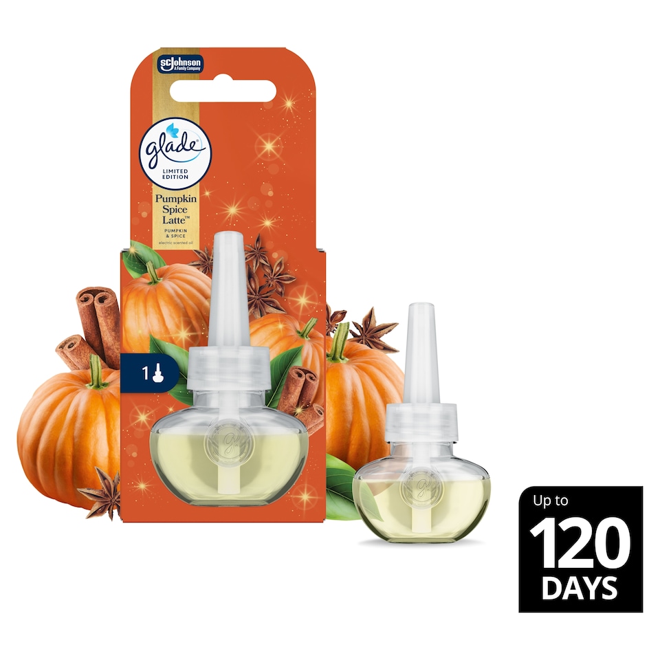 Glade Electric Scented Oil Refill Pumpkin Spice Latte 20ml