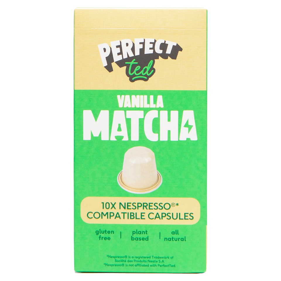 Perfect Ted Vanilla Matcha Nespresso Capsules 10x5g