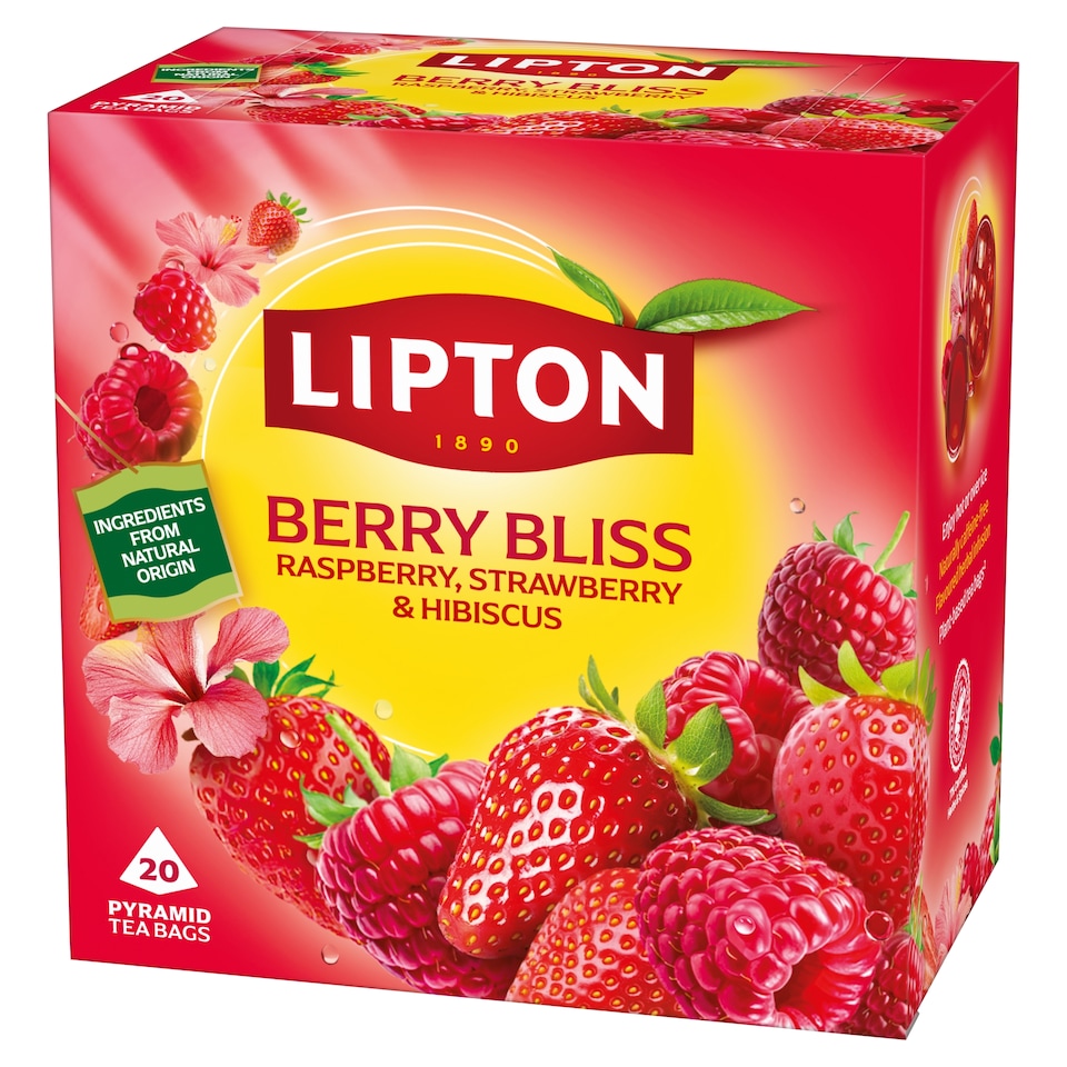 image 1 of Lipton Berry Bliss 20 Tea Bags 42g