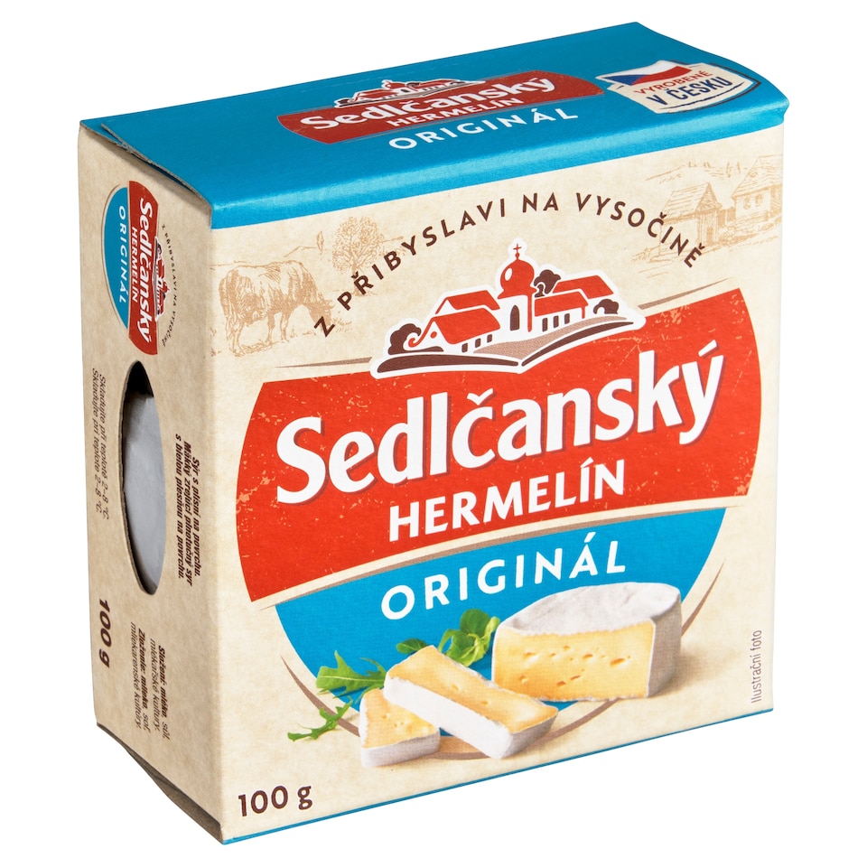 Obrázek 1 pro produkt Sedlčanský Hermelín originál 100g