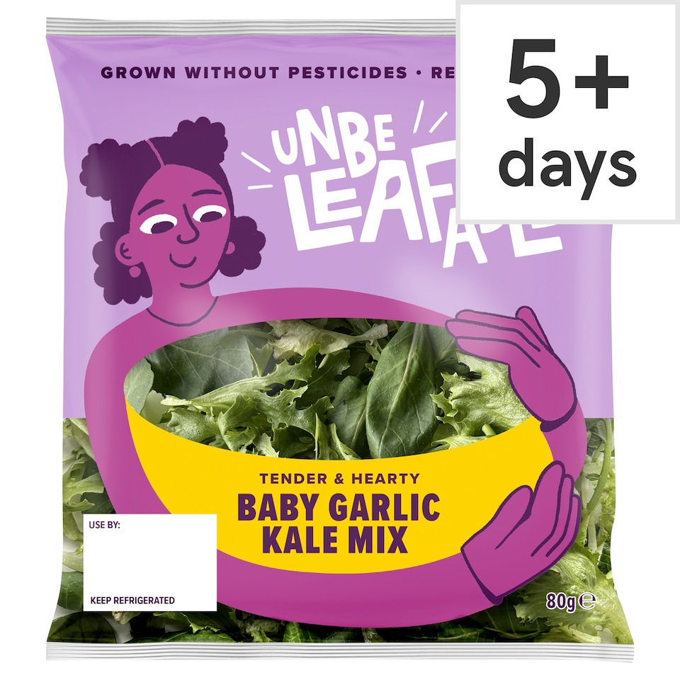 Unbeleafable Baby Garlic Kale Mix 80g