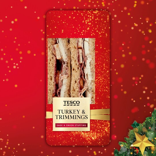 Tesco Turkey & Trimmings Sandwich Tesco Groceries