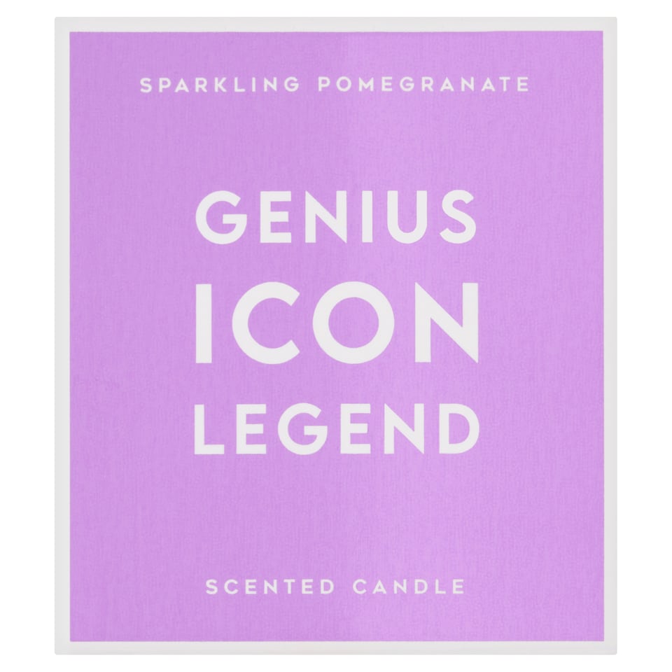 Tesco Genius Icon Legend Pomegranate Candle 125G