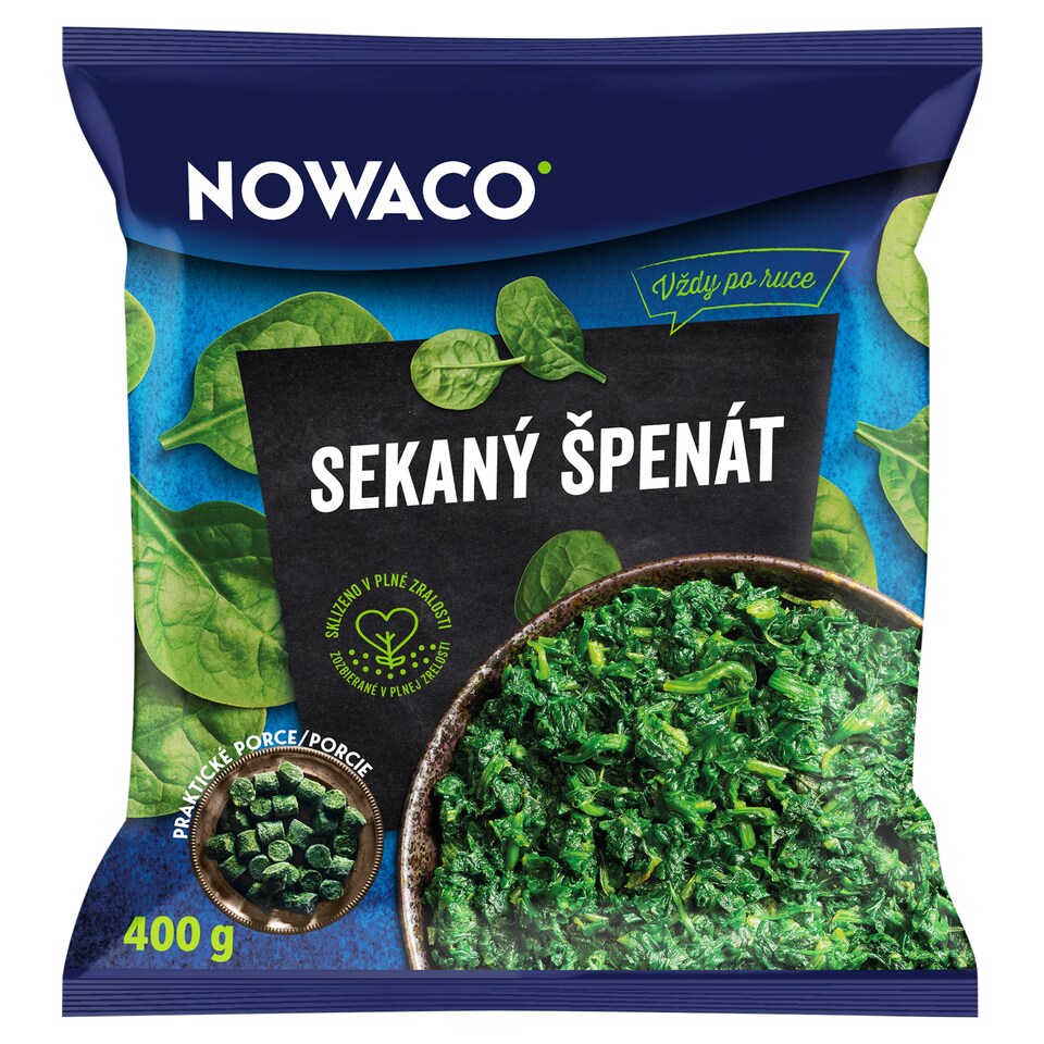 Nowaco Sekaný špenát 400g