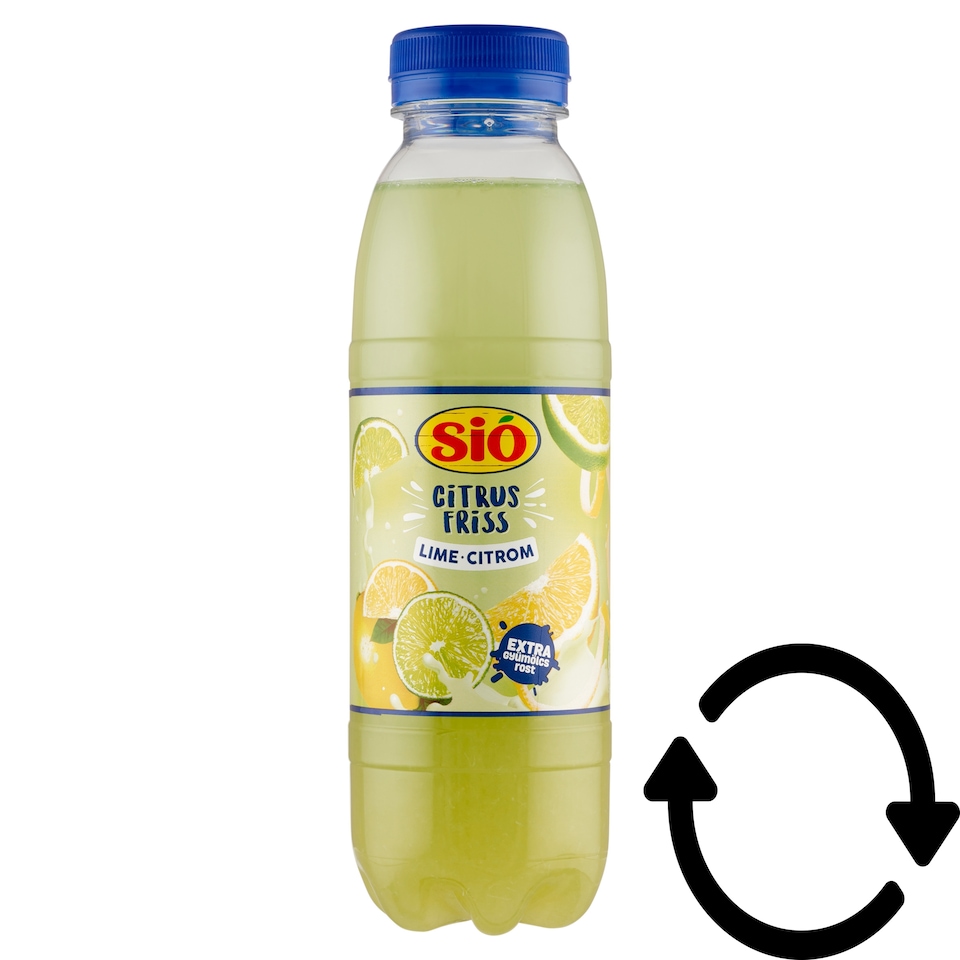 Sió Citrus Friss lime-citrom ital gyümölcshússal 0,4 l