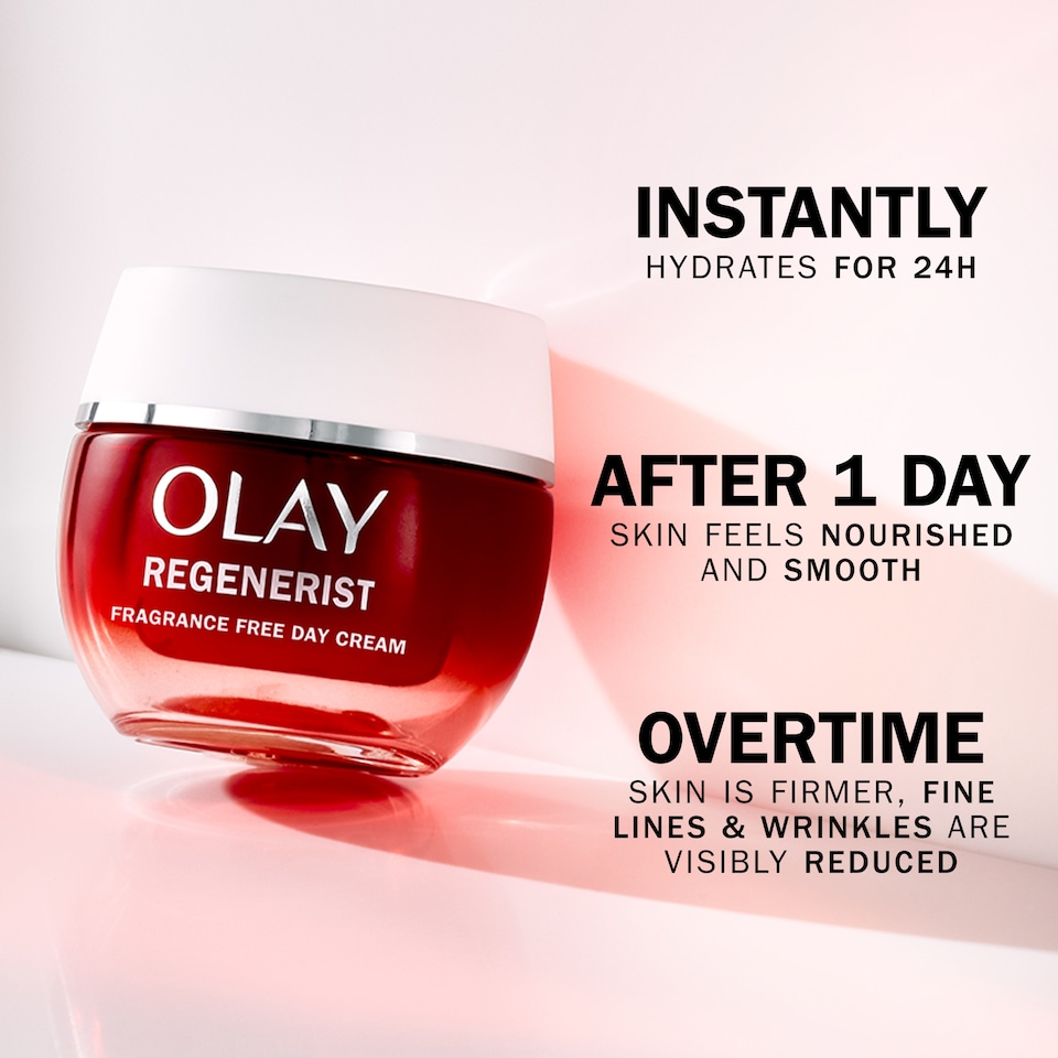 image 1 of Olay Regenerist Fragrance Free Day Cream Moisturiser 50ml