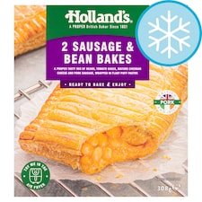 Holland's 2 Sausage & Bean Bakes 308g