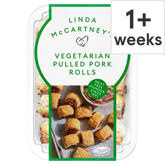 Linda Mccartney Vegetarian Mini Pulled Pork Rolls 168G Tesco Groceries