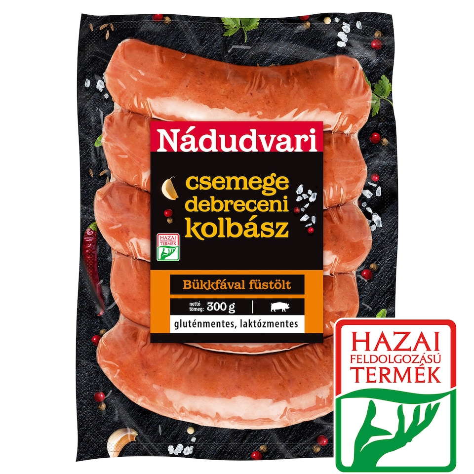 Nádudvari Delicate Pork Debreceni Sausage 300 g