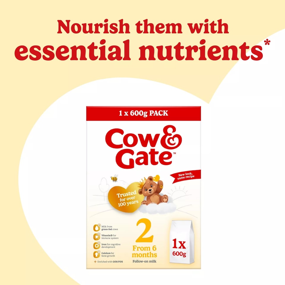 image 1 of Cow & Gate 2 Follow On Baby Milk Formula Powder 6-12 Months 600g
